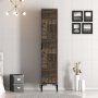 HANAH HOME Ormar Kumsal P Walnut Anthracite - slika 2