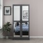 HANAH HOME Ormar Kale Mirror Anthracite 190 - slika 2