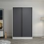 HANAH HOME Ormar Kale White Anthracite 2308 - slika 1