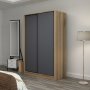 HANAH HOME Ormar Kale Anthracite Oak 2316 - slika 5