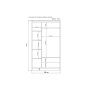 HANAH HOME Ormar Lavinia 003 White - slika 5