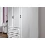 HANAH HOME Ormar Lisa 135 White - slika 3