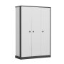 HANAH HOME Ormar Life White Anthracite - slika 3