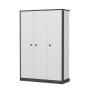 HANAH HOME Ormar Life White Anthracite - slika 5