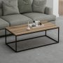 HANAH HOME Sto za dnevnu sobu Tiger Walnut - slika 3