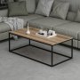 HANAH HOME Sto za dnevnu sobu Tiger Walnut - slika 2