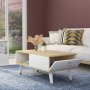HANAH HOME Sto za dnevnu sobu Delux Sapphire White - slika 3