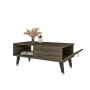 HANAH HOME Sto za dnevnu sobu Delux Walnut - slika 4