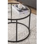 HANAH HOME Sto za dnevnu sobu Berlin Black 60 - slika 4
