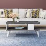 HANAH HOME Sto za dnevnu sobu Ayca Black White - slika 3