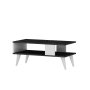 HANAH HOME Sto za dnevnu sobu Ayca Black White - slika 1