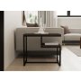 HANAH HOME Sto za dnevnu sobu Wengen Anthracite - slika 3