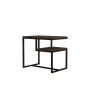 HANAH HOME Sto za dnevnu sobu Wengen Anthracite - slika 1