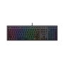 A4 TECH FX60 Scissor Switch Neon Backlit USB US siva tastatura - slika 1