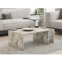HANAH HOME Sto za dnevnu sobu Memo Freesia Marble - slika 2