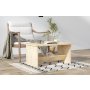 HANAH HOME Sto za dnevnu sobu Delta Oak - slika 3