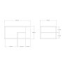 HANAH HOME Sto za dnevnu sobu Eros Freesia Marble - slika 5