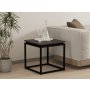 HANAH HOME Sto za dnevnu sobu Leylak Black - slika 2