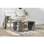 HANAH HOME Sto za dnevnu sobu Fenton Anthracite - slika 3