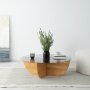 HANAH HOME Sto za dnevnu sobu Lily Wood Fume Oak - slika 2