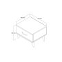 HANAH HOME Noćni stočić KMD0102 - slika 5