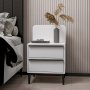 HANAH HOME Noćni stočić Elevate White - slika 2