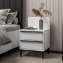 HANAH HOME Noćni stočić Elevate White - slika 3