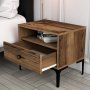 HANAH HOME Noćni stočić Lizbon 532 Walnut - slika 3