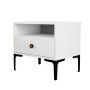 HANAH HOME Noćni stočić Lizbon 535 White - slika 4