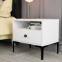 HANAH HOME Noćni stočić Lizbon 535 White - slika 1