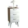 HANAH HOME Noćni stočić Bellini v3 White Walnut - slika 5