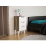 HANAH HOME Noćni stočić Bellini v3 White Walnut - slika 1