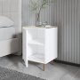 HANAH HOME Noćni stočić Imaj Marble White - slika 4