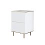HANAH HOME Noćni stočić Imaj Marble White - slika 5