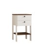 HANAH HOME Noćni stočić Ruzisa White Walnut - slika 2