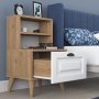 HANAH HOME Noćni stočić BD105 2786 Walnut - slika 4