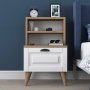 HANAH HOME Noćni stočić BD105 2786 Walnut - slika 1