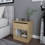 HANAH HOME Noćni stočić Sheridan Oak - slika 3