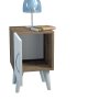 HANAH HOME Noćni stočić Bellini v1 White Walnut - slika 4