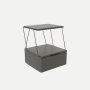 HANAH HOME Noćni stočić Tekoba Anthracite - slika 2