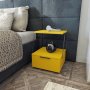 HANAH HOME Noćni stočić Tekoba Yellow - slika 1
