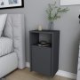 HANAH HOME Noćni stočić Carlin Anthracite - slika 3