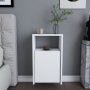 HANAH HOME Noćni stočić Carlin White - slika 1
