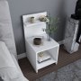 HANAH HOME Noćni stočić Ullman White - slika 2