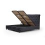 HANAH HOME Bračni krevet Deluxe 140 x 200 Anthracite - slika 2