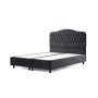 HANAH HOME Bračni krevet Vassi 160 x 200 Anthracite - slika 1