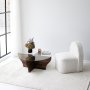 HANAH HOME Sto za dnevnu sobu Amphora Walnut - slika 3