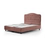 HANAH HOME Bračni krevet Vassi 140 x 200 Dusty Rose - slika 1