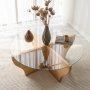 HANAH HOME Sto za dnevnu sobu Amphora Teak - slika 3