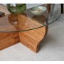 HANAH HOME Sto za dnevnu sobu Amphora Chestnut - slika 5